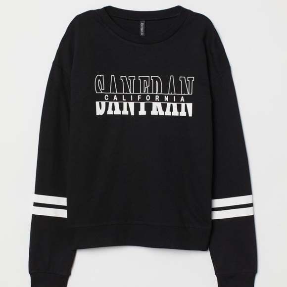 H&M Tops - H&M San Fran California black sweatshirt top shirt